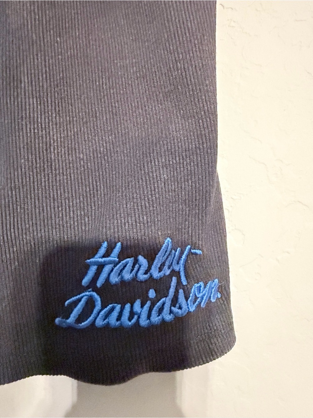 Harley-Davidson Black Women's Sleeveless Zip Vest with Blue Logo size 2XL ✨ - Picture 3 of 8